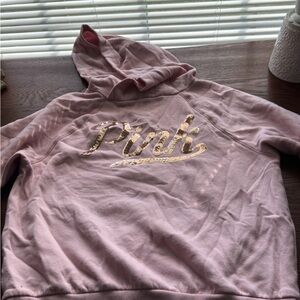 pink victoria secret sweatshirt
